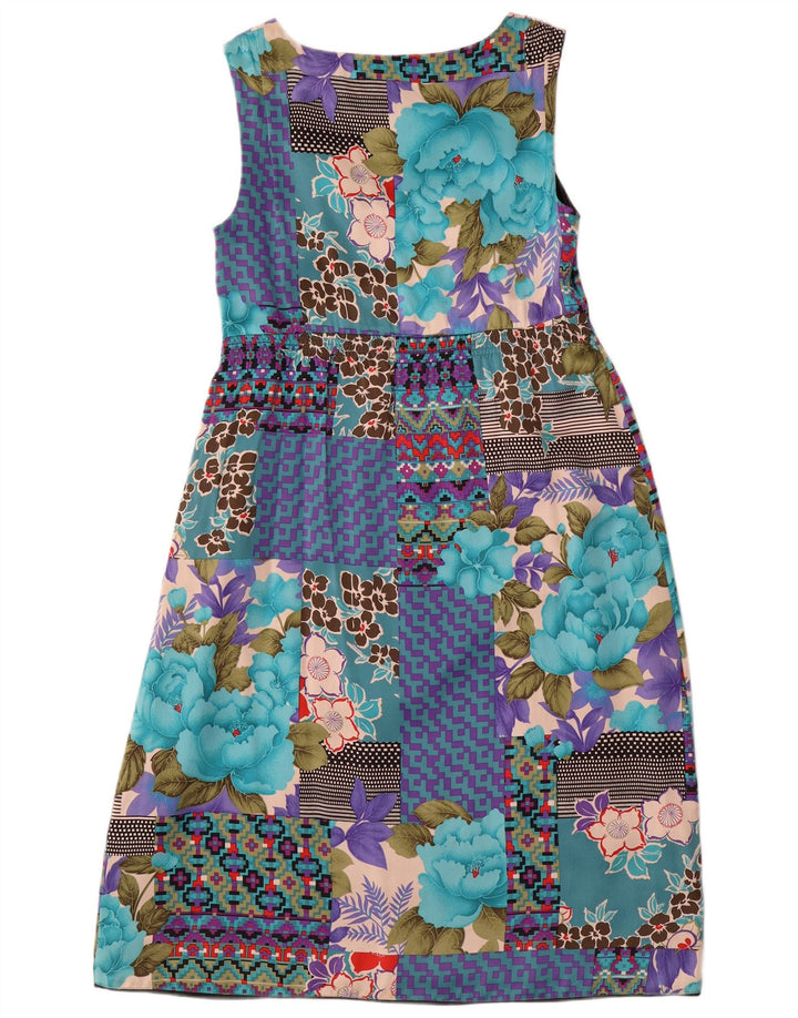 Monsoon ženska haljina bez rukava Empire UK 10 Mali raznobojni patchwork
