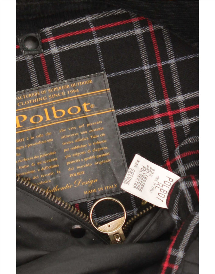 Polbot muška jakna od voštanog pamuka UK 42 XL crna