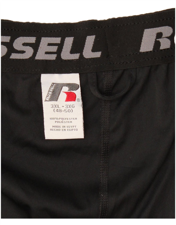 RUSSELL ATHLETIC muške sportske kratke hlače Dri-Power 3XL crni poliester