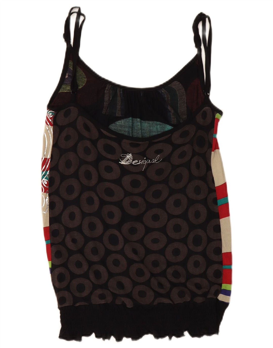 DESIGUAL Ženski Cami Top UK 12 srednje višebojnih geometrijskih oblika