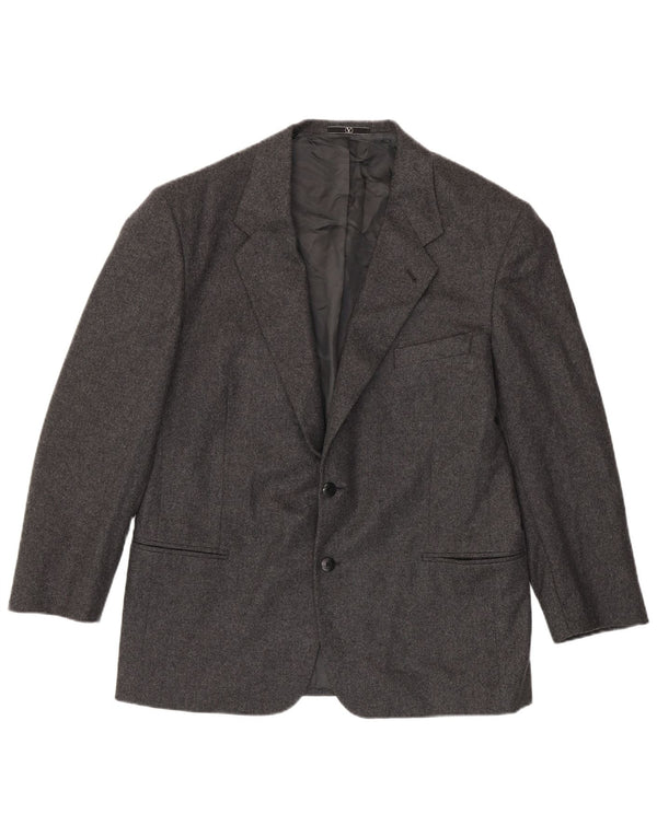 Valentino muška jakna sa 2 gumba IT 54 2XL siva djevičanska vuna