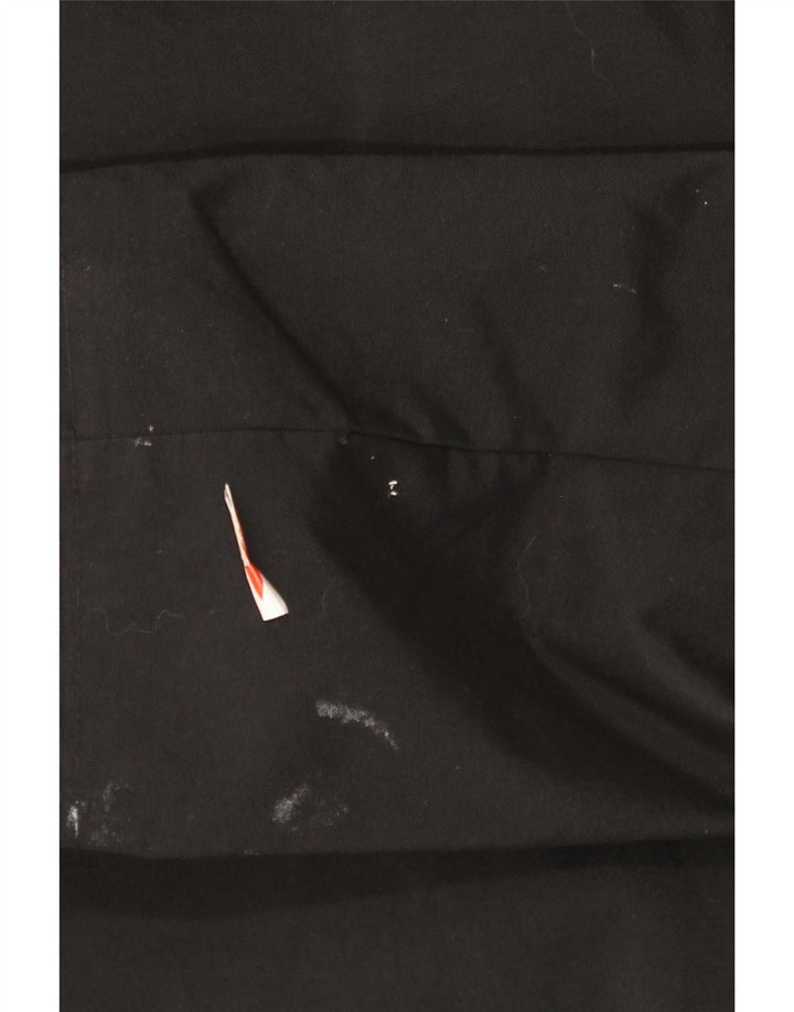 Muška kišna jakna s kapuljačom Fred Perry UK 38 Srednji crni najlon