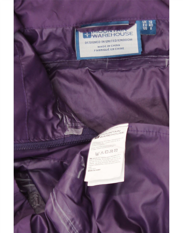 Mountain Warehouse Ženska kišna jakna UK 12 srednje ljubičasta najlonska