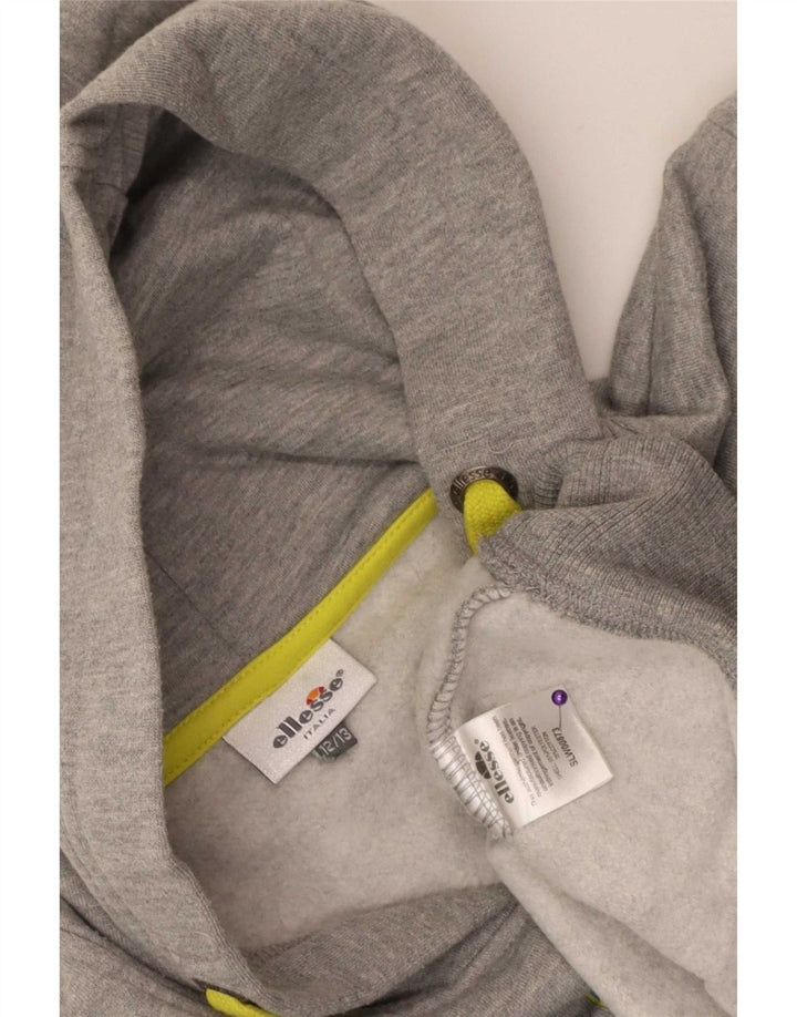Ellesse Boys Graphic Hoodie Džemper 12-13 godina sivi poliester