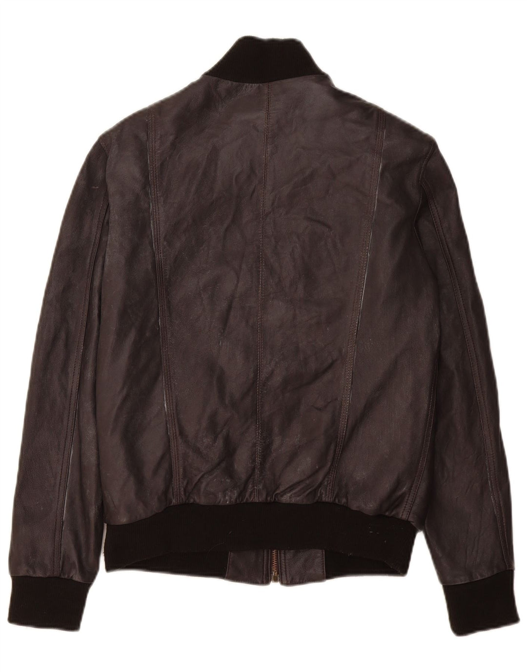 Vintage muška bomber kožna jakna UK 36 Mala smeđa koža