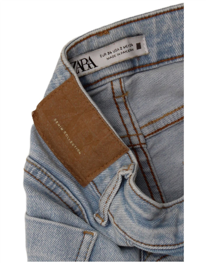 Zara ženske lepršave traperice EU 34 2XS W24 L27 Plave