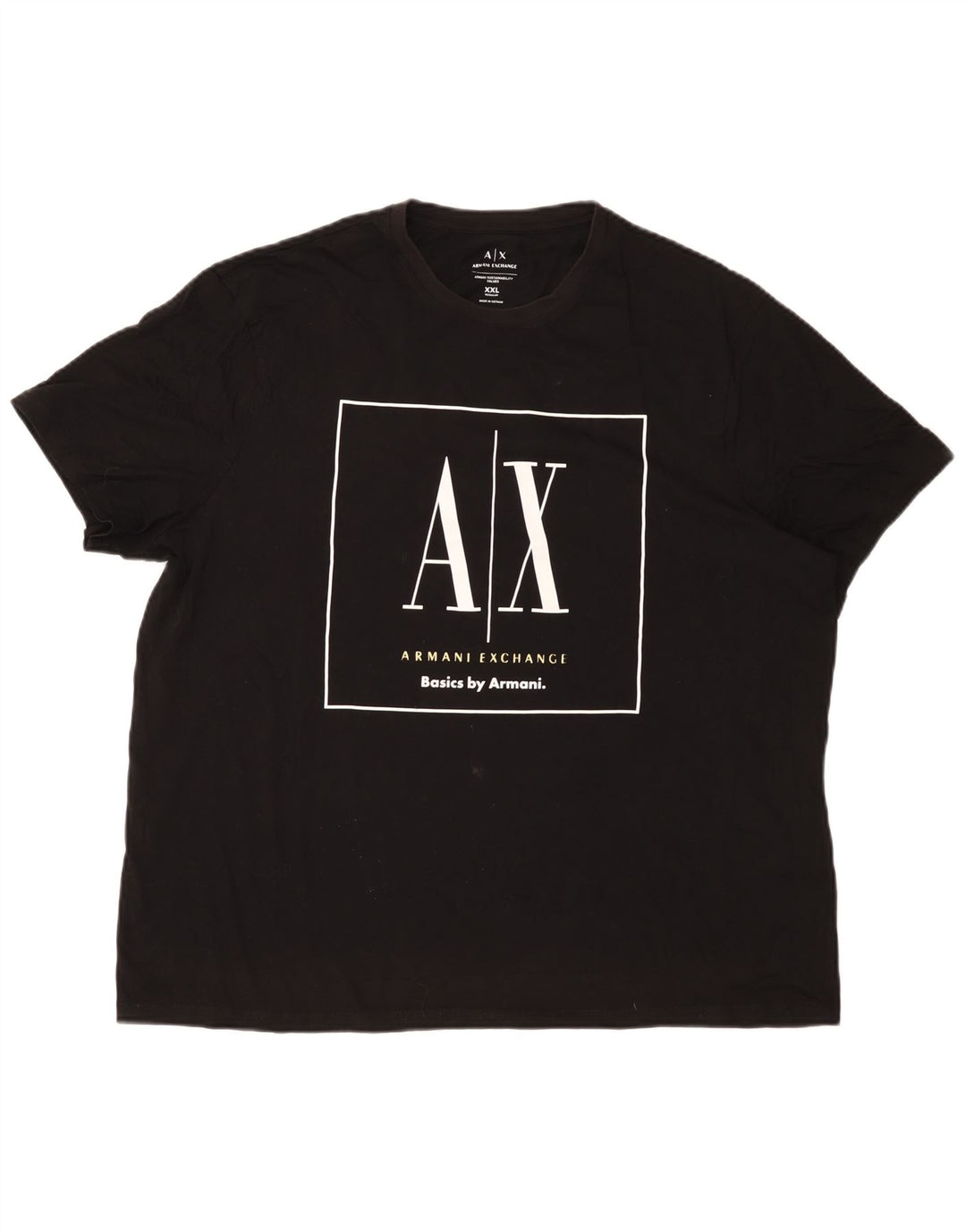 Armani Exchange Regular Graphic majica kratkih rukava 2XL crna