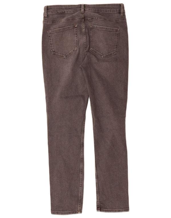 Marks & Spencer ženske The Lily Slim Jeans UK 10 male W30 L27 sivi pamuk