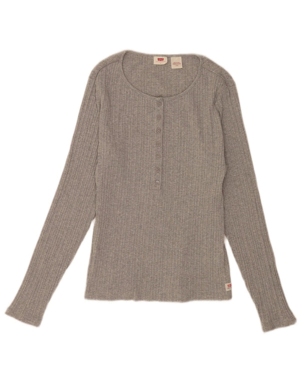 Levi's Regular ženska majica dugih rukava UK 14 velika siva