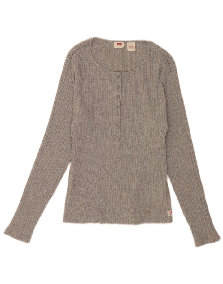 Levi's Regular ženska majica dugih rukava UK 14 velika siva