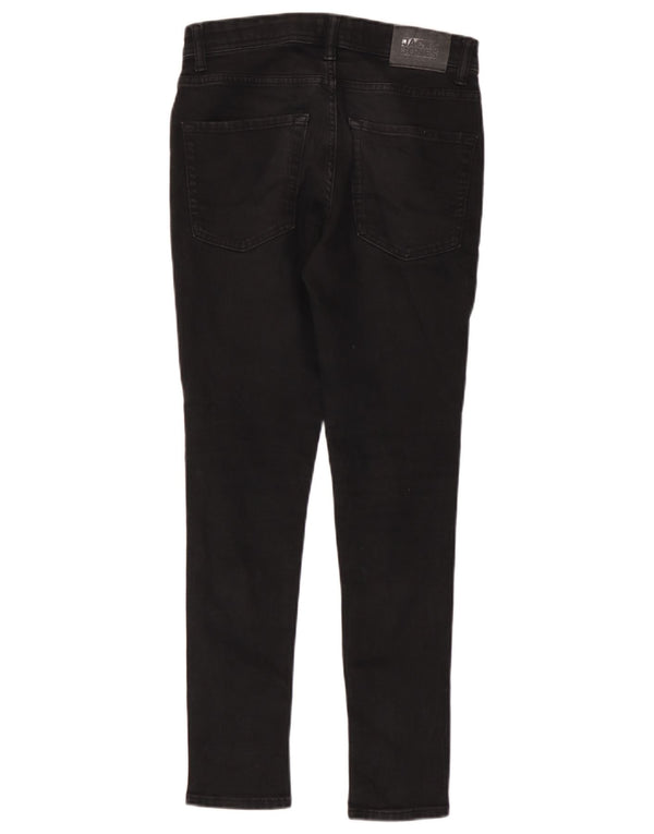 Jack & Jones Boys Liam Distressed skinny traperice 13-14 godina W28 L28 crne