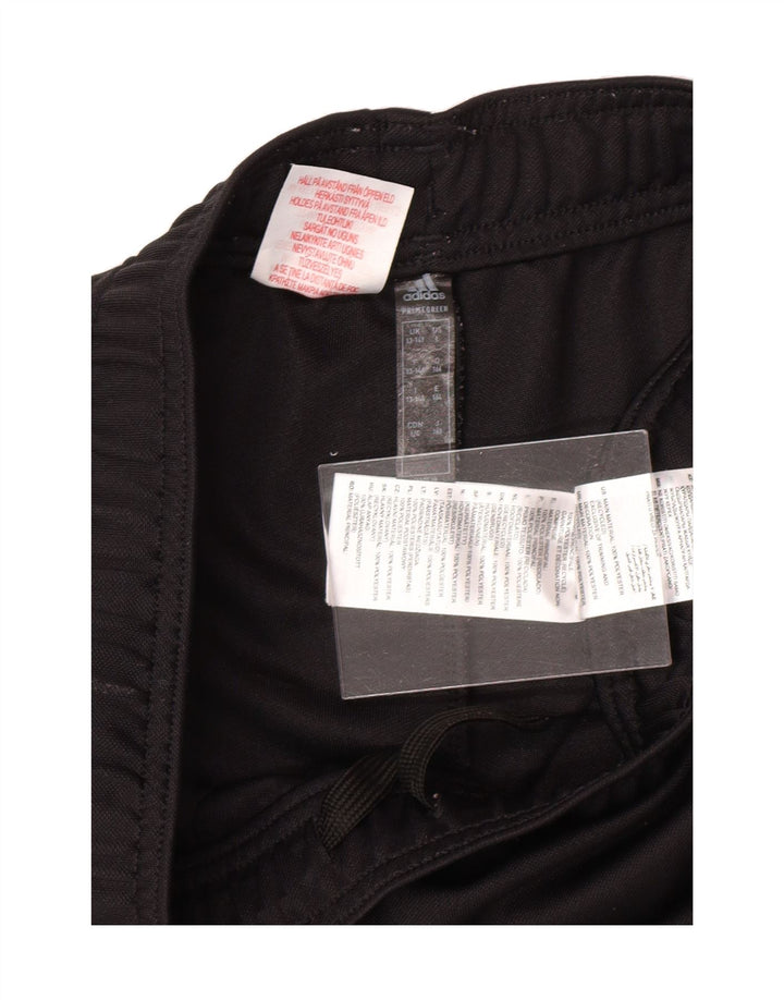 ADIDAS Boys Tracksuit Trousers 13-14 Years  Black Polyester Vintage Adidas and Second-Hand Adidas from Messina Hembry 