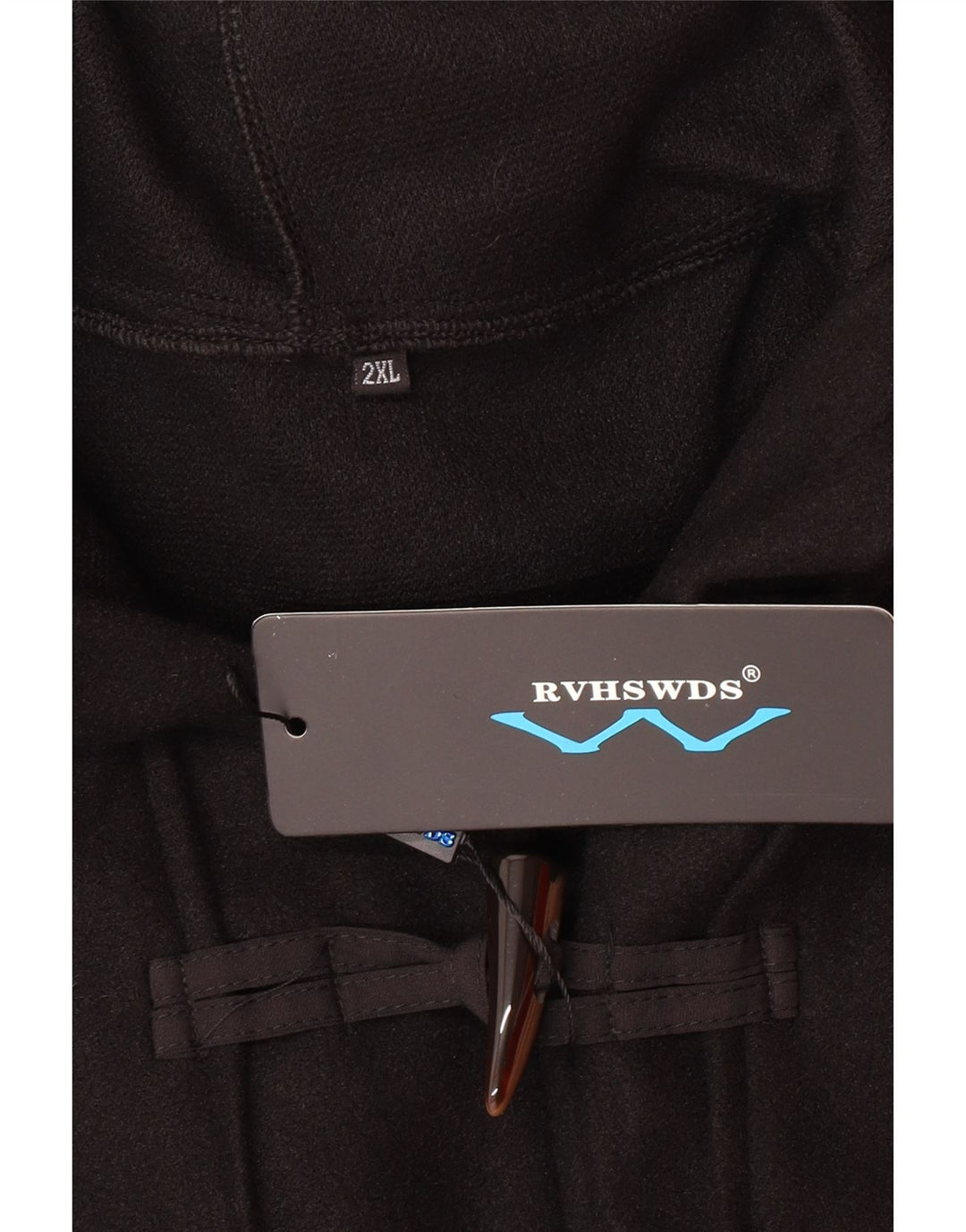 Ženski duffle kaput s kapuljačom UK 20 2XL crni