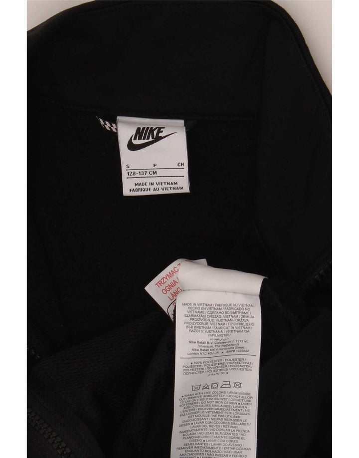 Nike Boys Graphic Trenirka Gornja jakna 8-9 godina Mala crna poliester