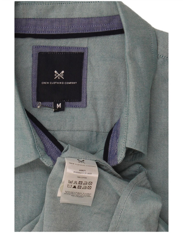Crew Clothing Muška košulja kratkih rukava Srednje plavi pamuk