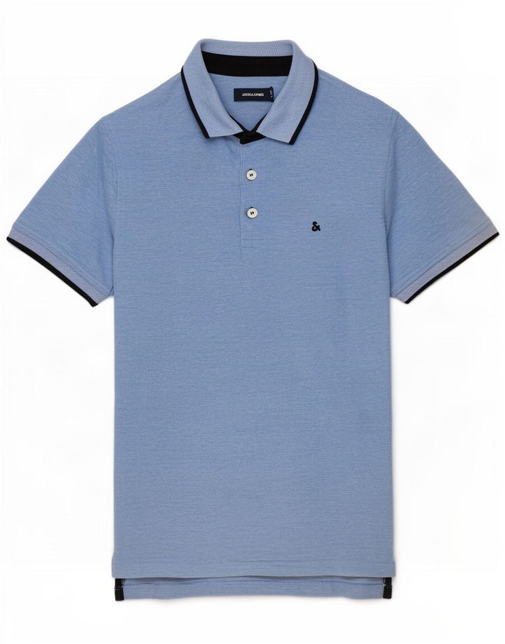 Jack & Jones muška polo majica Srednje plavi pamuk