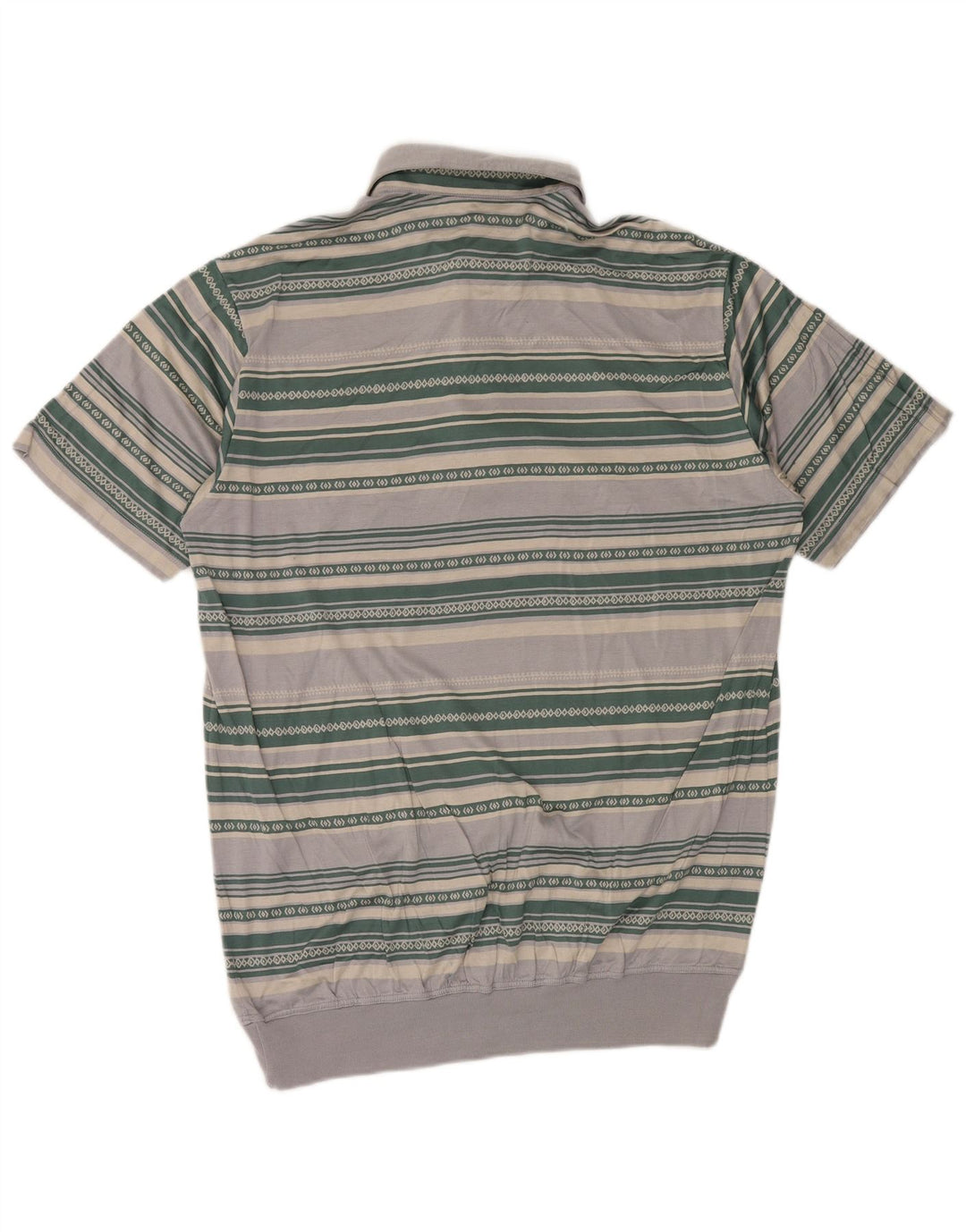 FraPor muška polo majica s velikim sivim prugama, pamuk