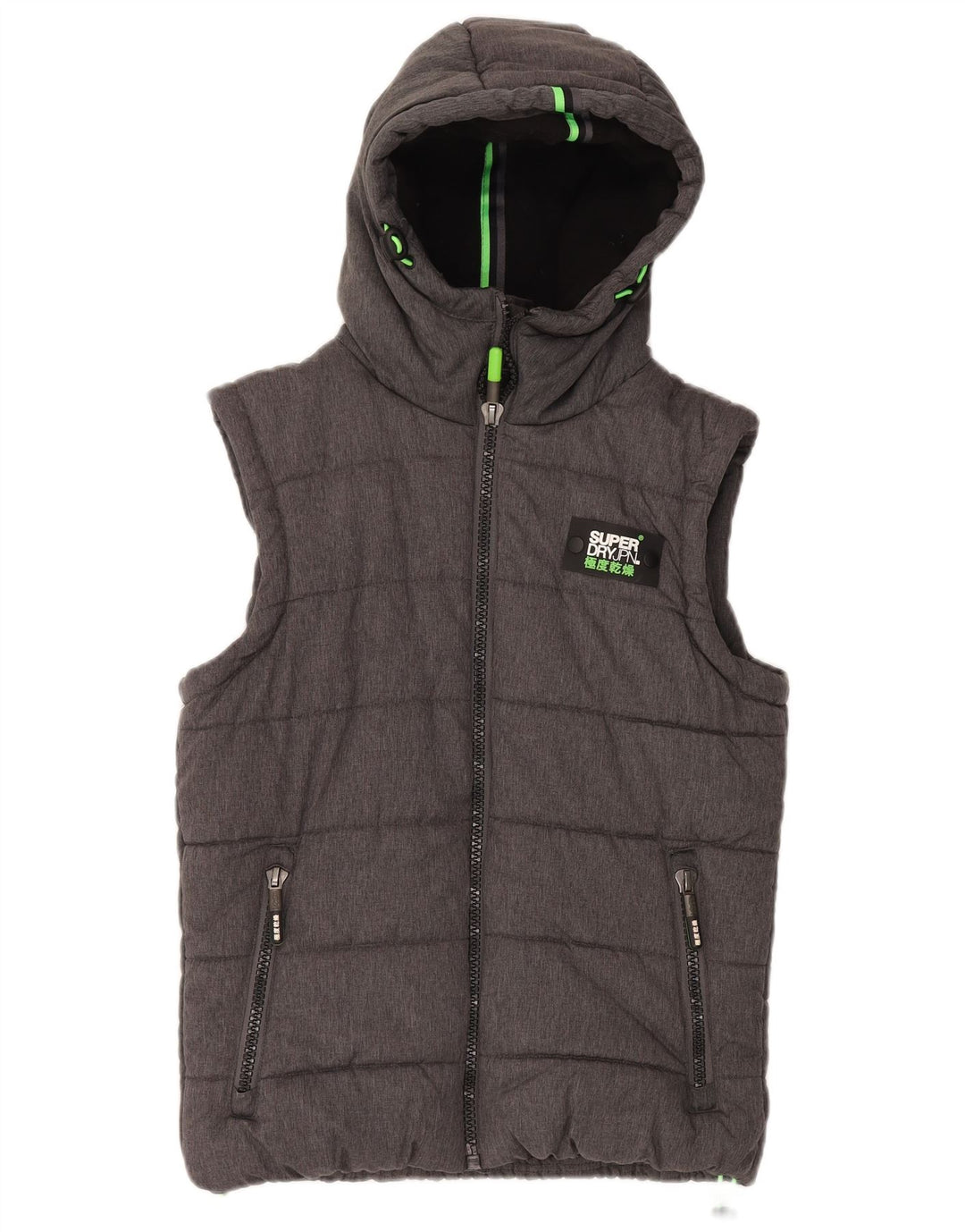 Superdry muška podstavljena jakna UK 38 srednje sivi poliester