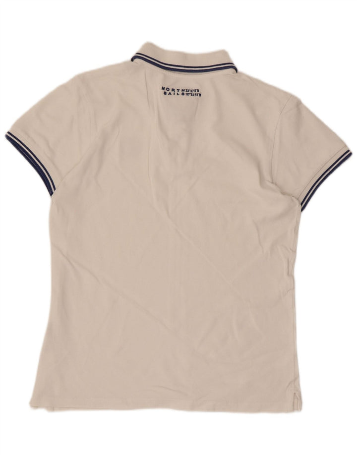 NORTH SAILS Muška polo majica Mala bijela pamučna