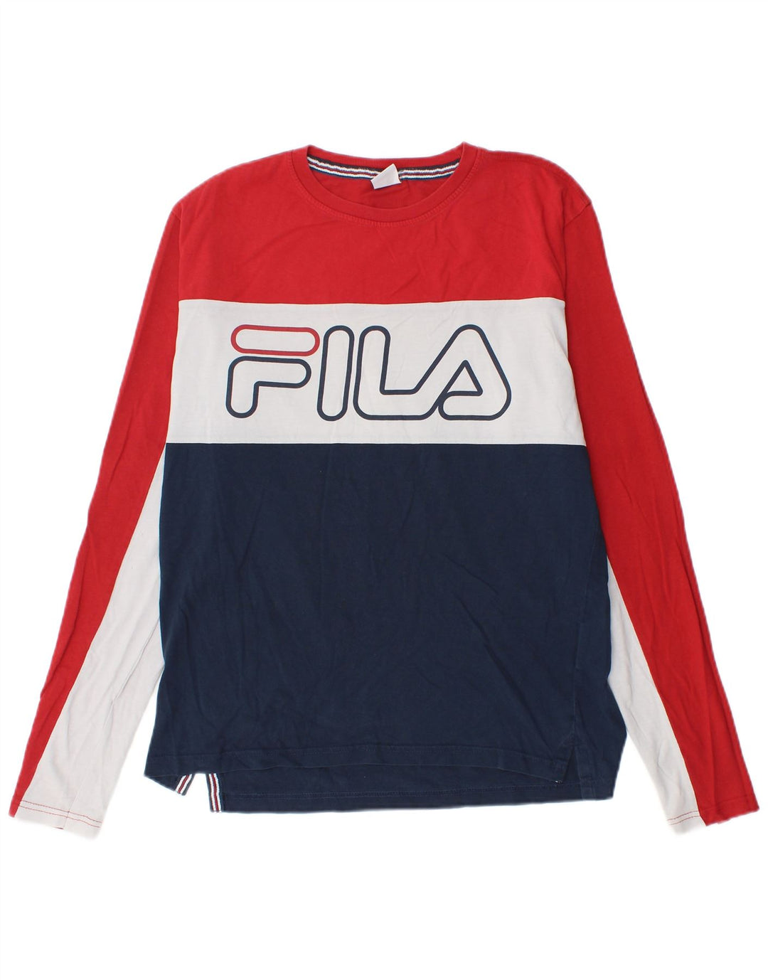 Fila muška teniska majica s grafičkim motivima dugih rukava IT 46 mala, višebojna