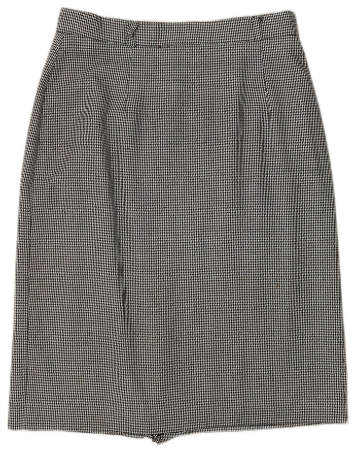 ST. BERNARD ženska midi ravna suknja UK 16 Large W30 crna houndstooth