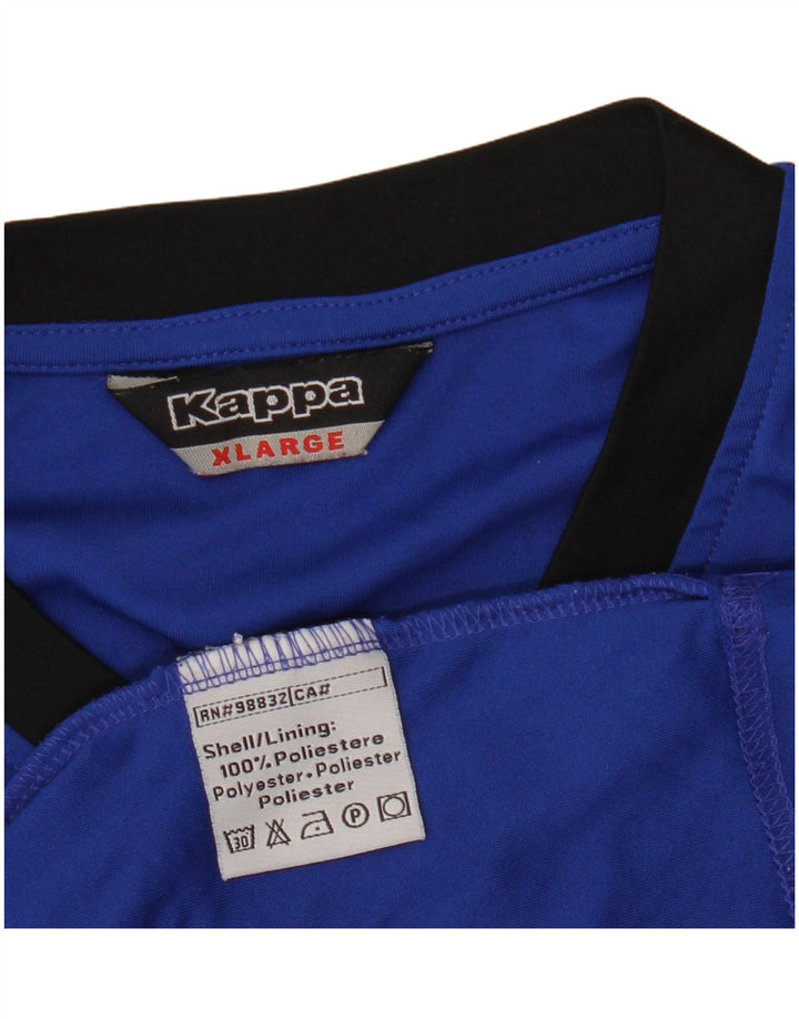 KAPPA ženska majica kratkih rukava s grafičkim motivima UK 18 XL plava poliesterska boja