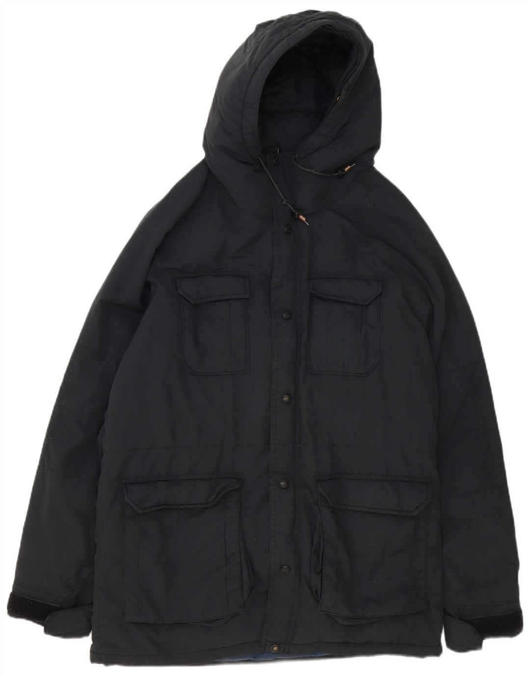 Levi's muška parka jakna s kapuljačom UK 38 srednji crni poliamid