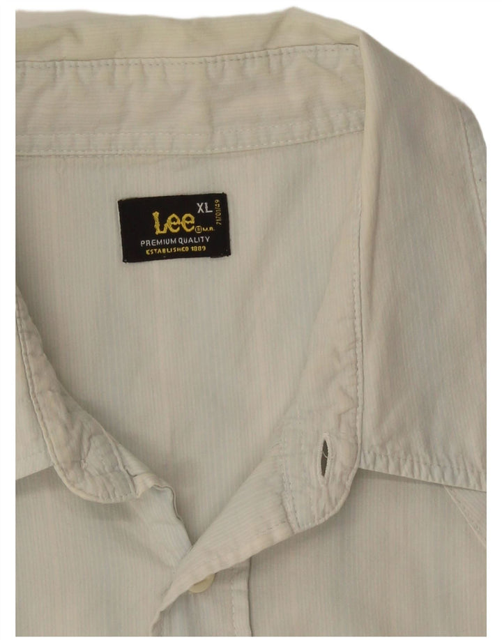 Lee muška majica kratkih rukava XL na plave pruge