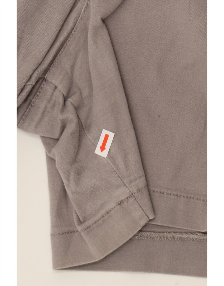 LEE Womens Mid Rise Chino Shorts W34 Large  Grey Cotton Vintage Lee and Second-Hand Lee from Messina Hembry 