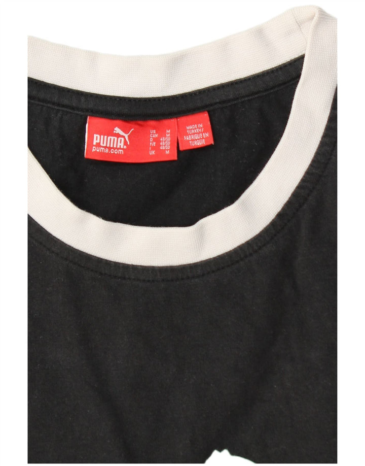 PUMA muški grafički prsluk srednje crne boje