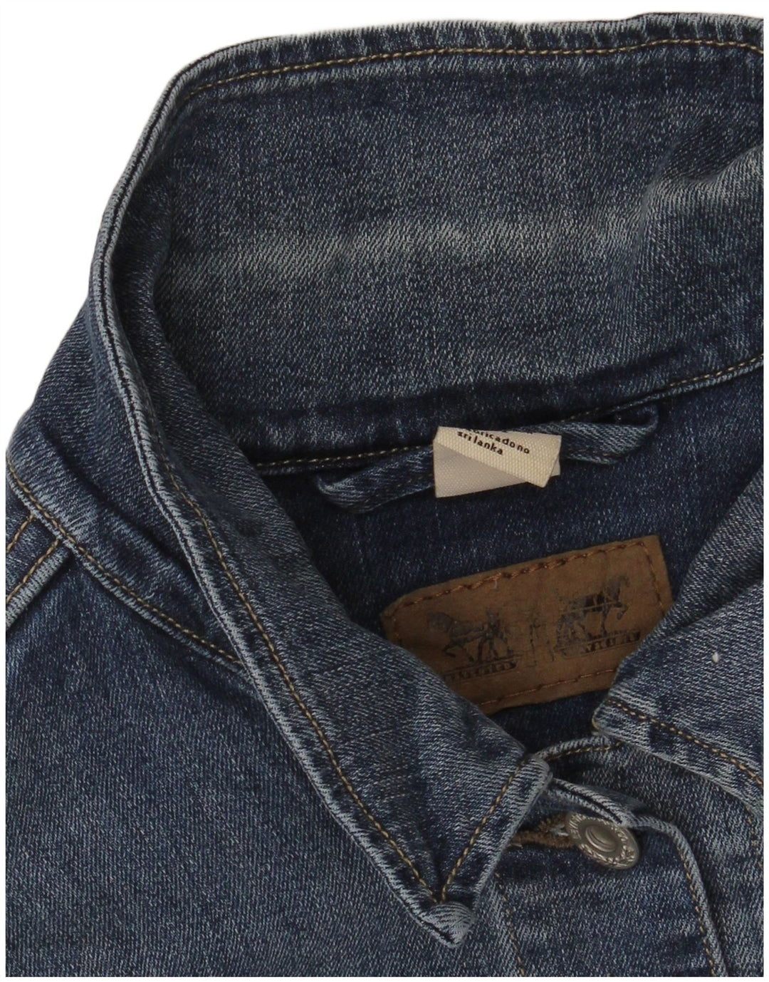 LEVI'S ženska jakna od kratkog trapera UK 18 XL plavi pamuk