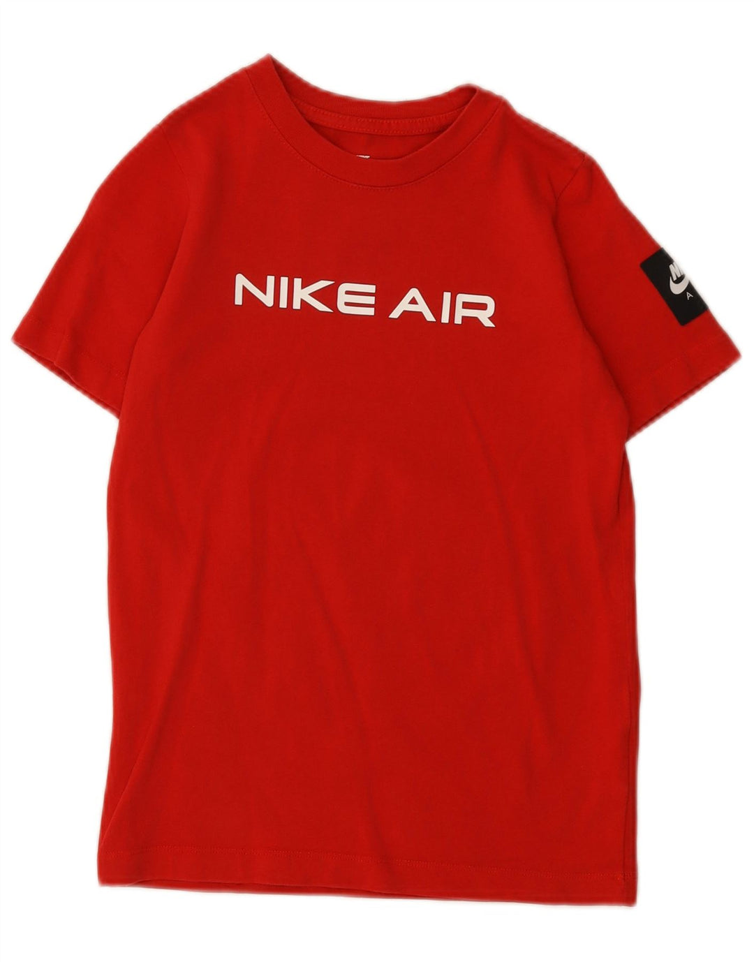 NIKE Boys Graphic T-Shirt Top 10-11 Years Medium Red Pamuk