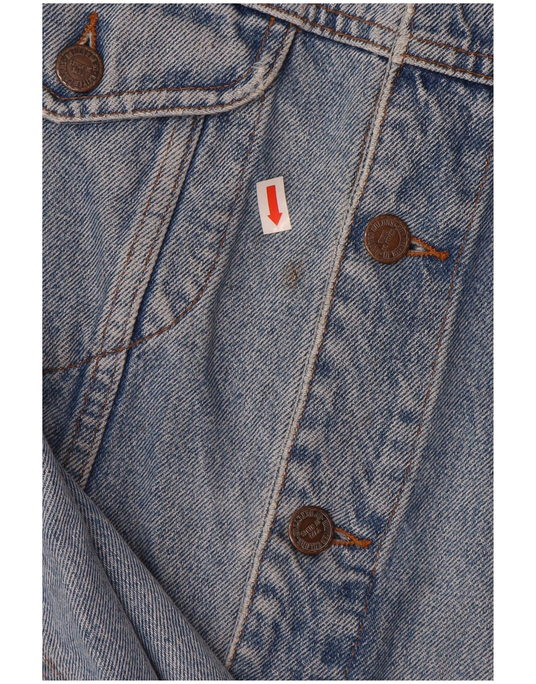 BENETTON muška traper jakna IT 52 XL plavi pamuk