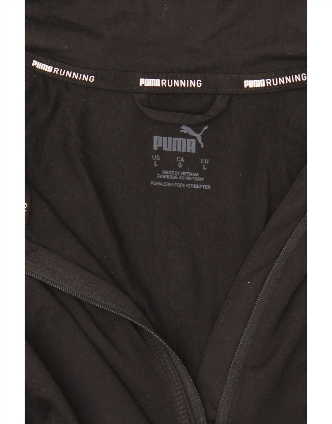 Puma gornji dio trenirke s patentnim izrezom, velika crna
