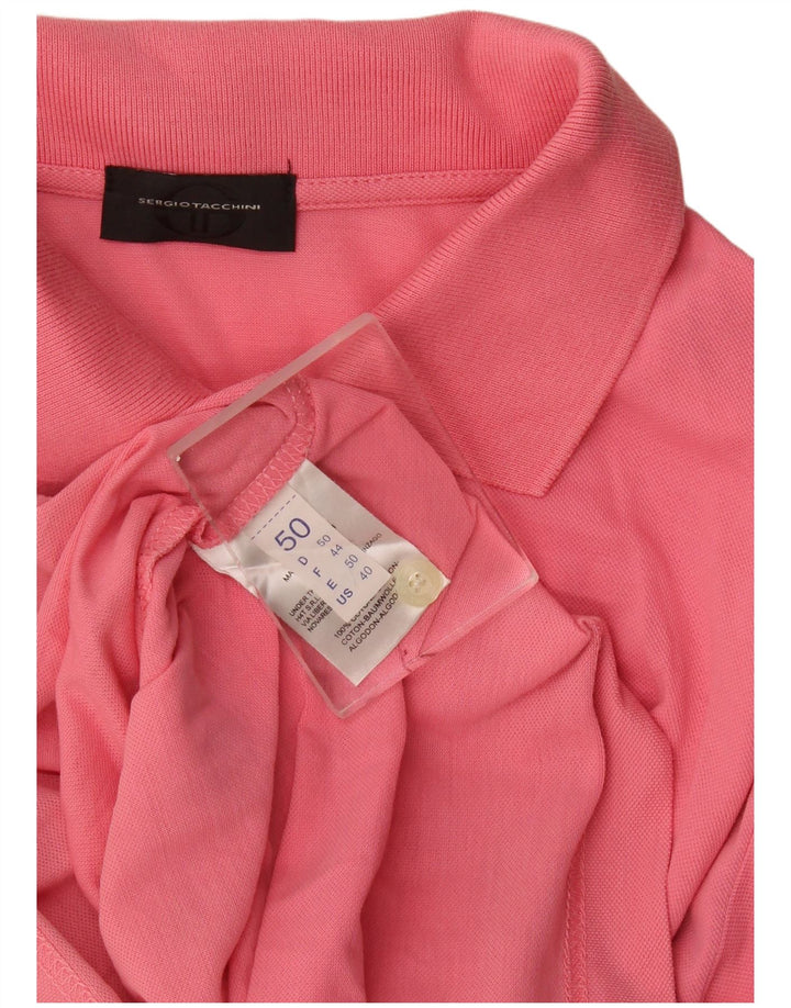 Sergio Tacchini muška polo majica IT 50 srednje ružičasti pamuk