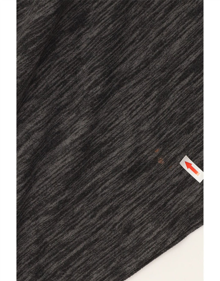 MOUNTAIN WAREHOUSE Muški džemper od flisa s patentnim izrezom, velike sive pruge