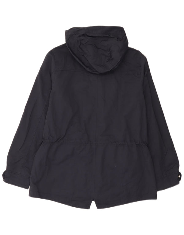 Crew Clothing Preveliki ženski baloner s kapuljačom UK 10 Mali tamnoplavi pamuk