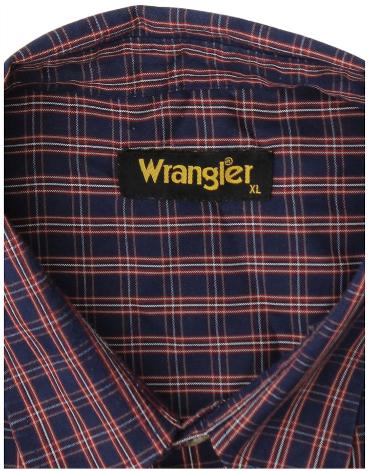 WRANGLER Muška košulja od flanela XL tamnoplava karirana