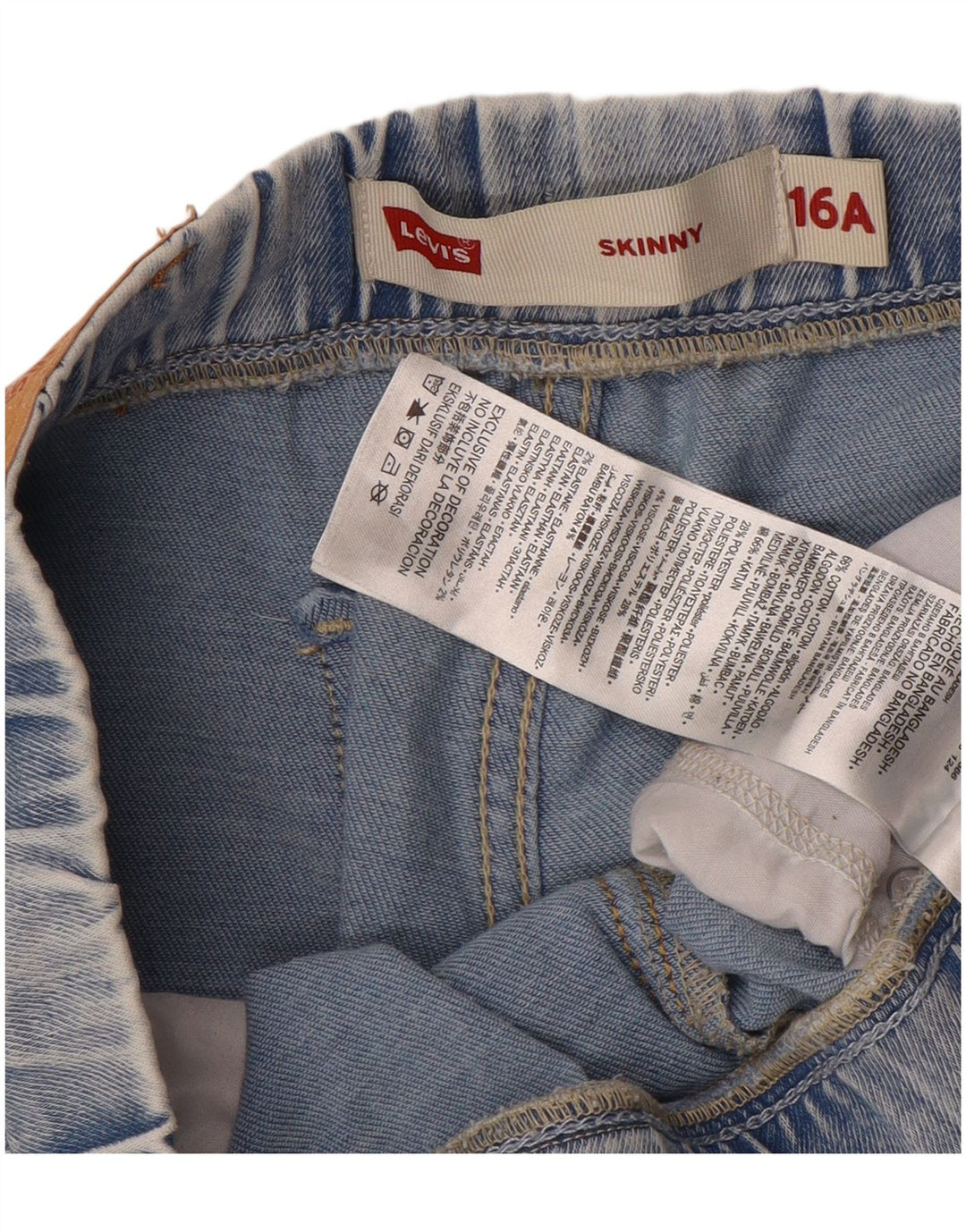 LEVI'S Denim kratke hlače za dječake 15-16 godina W29 plavi pamuk