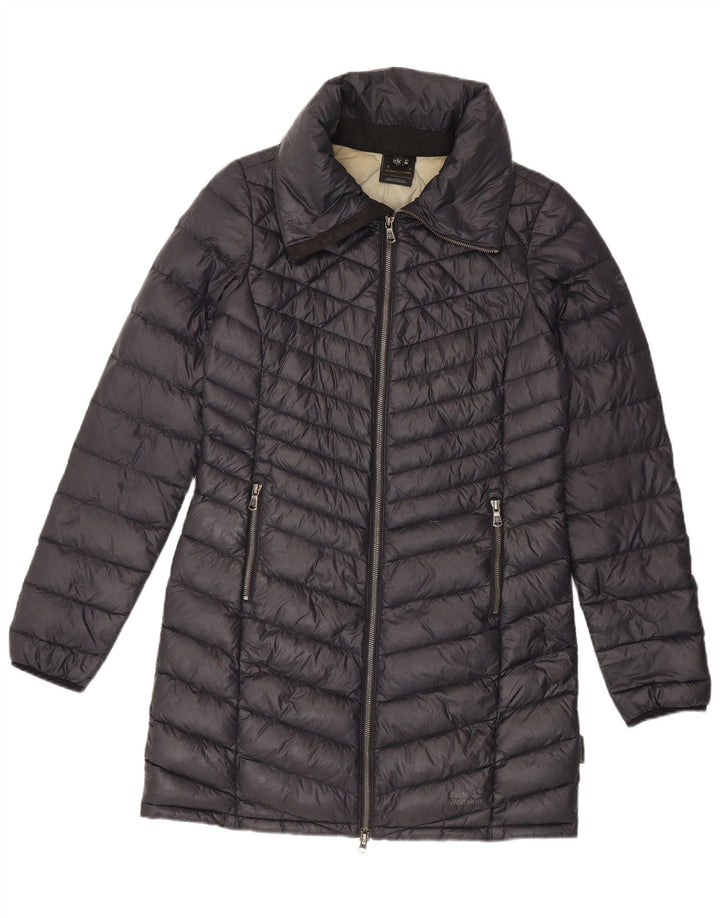 Jack Wolfskin ženski podstavljeni kaput UK 8/10 mali sivi poliamid