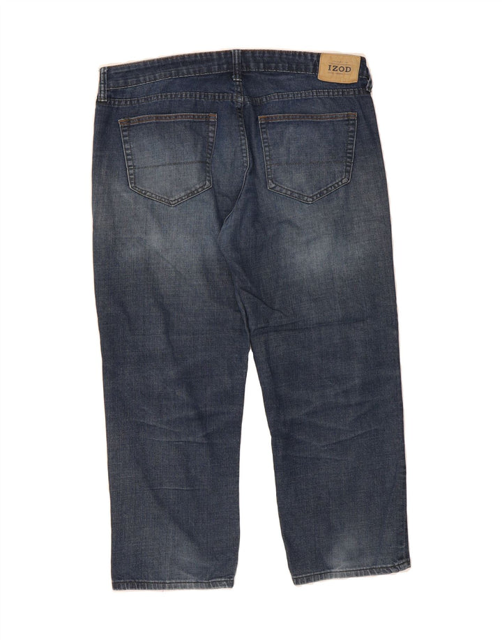 IZOD Mens Straight Jeans W36 L29 Navy Blue Cotton Vintage Izod and Second-Hand Izod from Messina Hembry 
