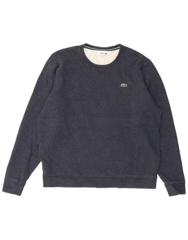 Lacoste muški džemper veličine 7 2XL tamnoplavi pamuk