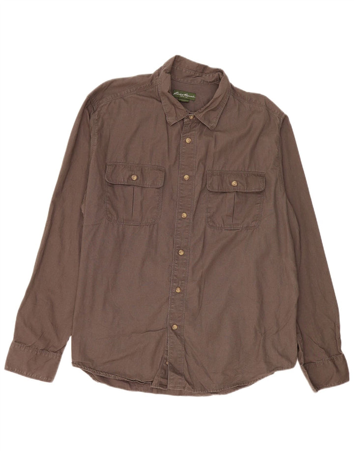 Eddie Bauer muška košulja 2XL smeđi pamuk