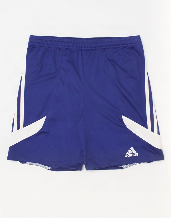 Sportske kratke hlače Adidas Climalite za dječake 11-12 godina velike plave boje