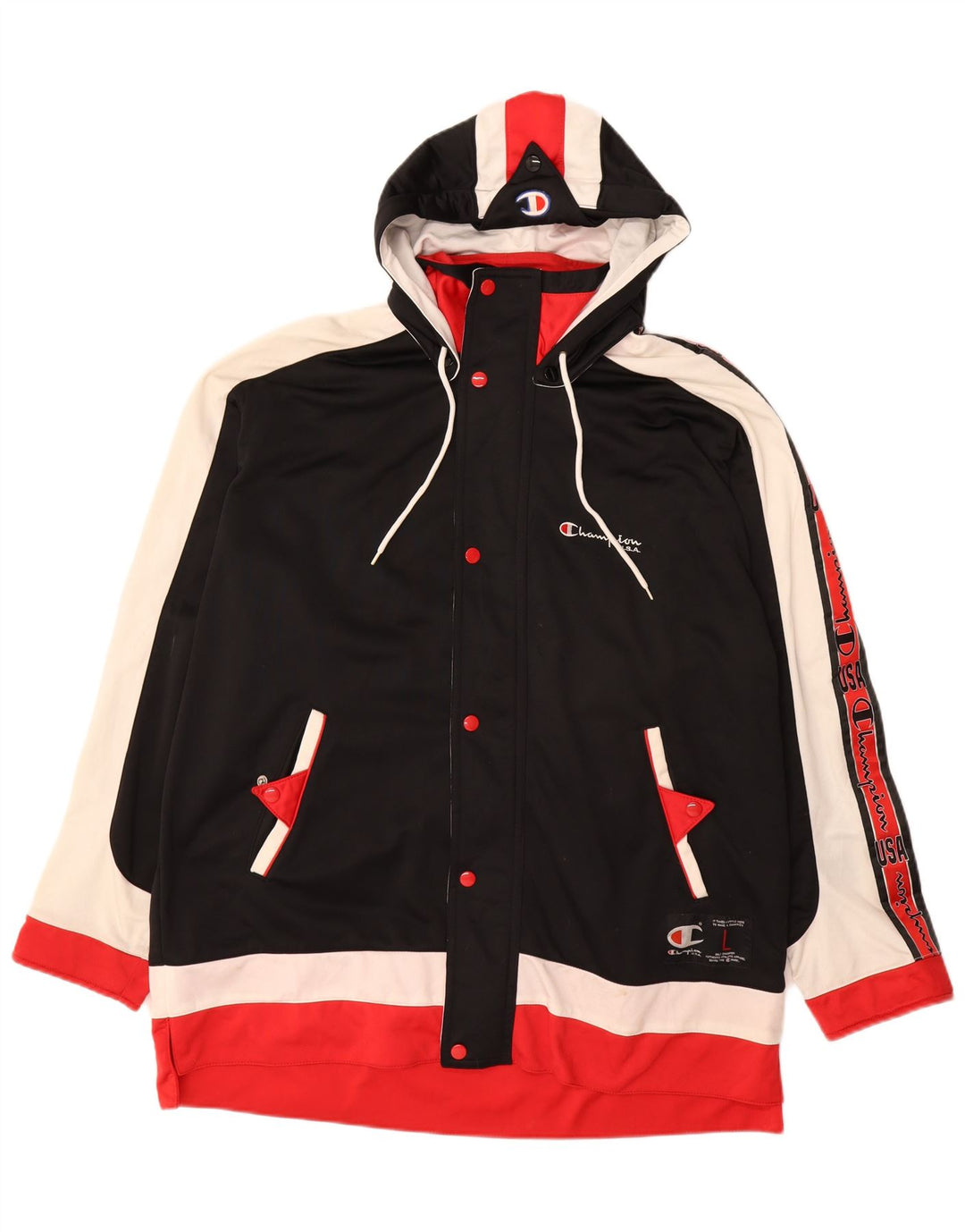 CHAMPION Muška gornja jakna trenirke s grafičkim motivima, velika višebojna boja