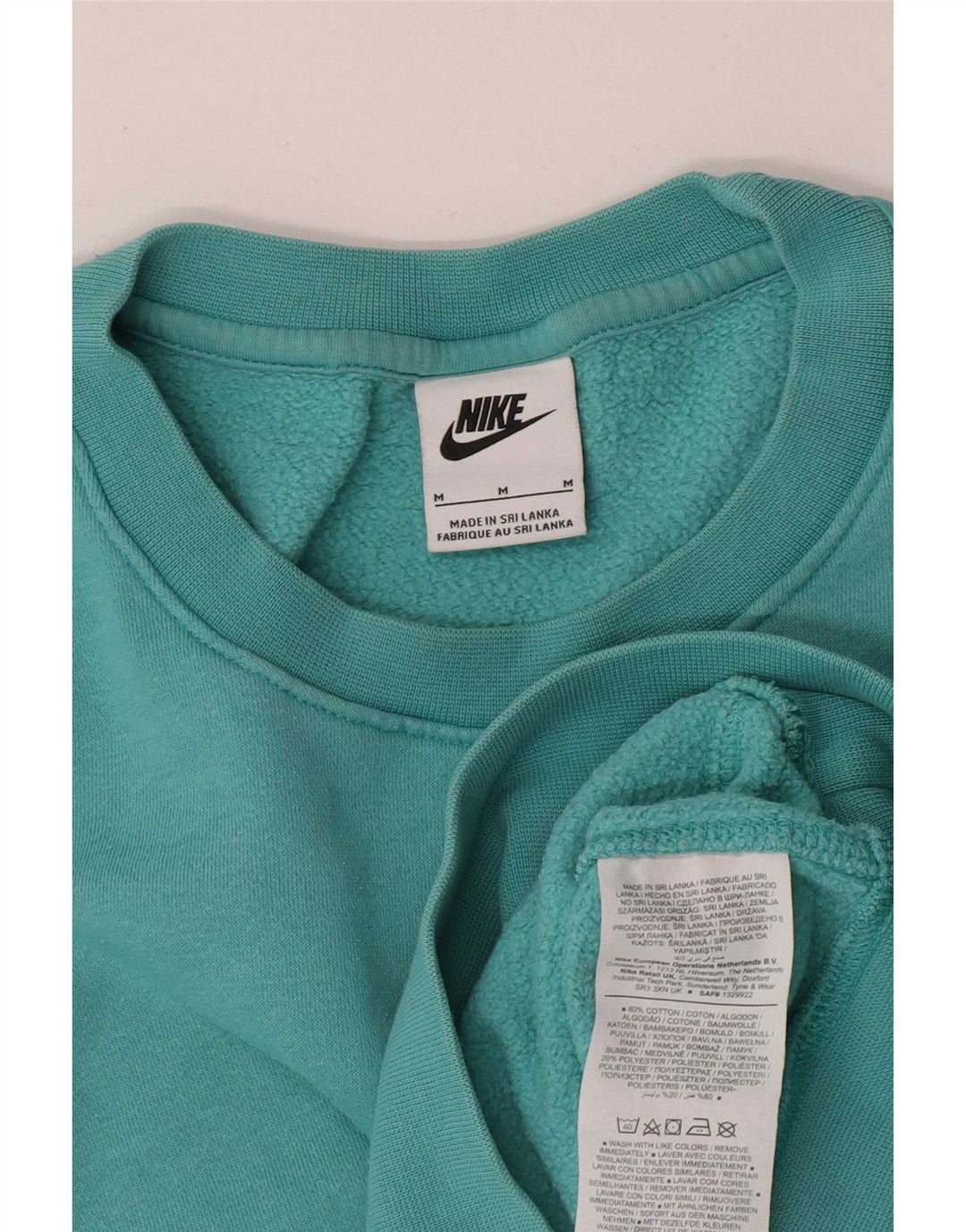 Nike muška majica srednje tirkizne boje, pamuk
