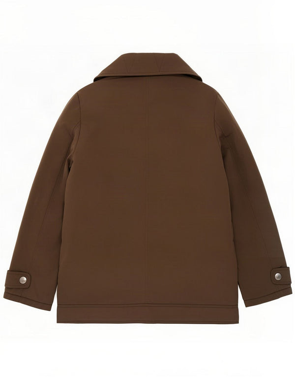 Massimo Dutti Womens Utility Jacket UK 18 XL kaki poliester
