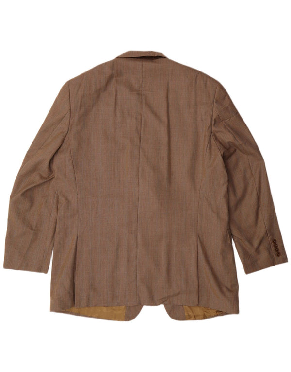 IZOD Muška duga jakna sa 2 gumba UK 46 3XL bež houndstooth