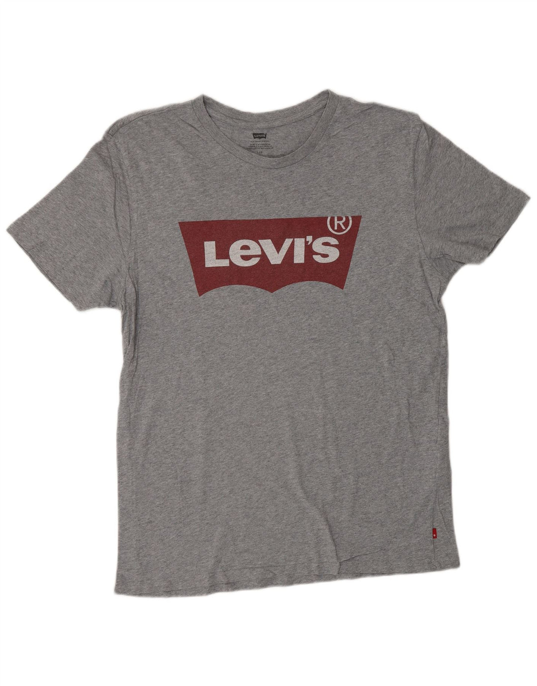 LEVI'S muška majica kratkih rukava s grafičkim motivima velika siva