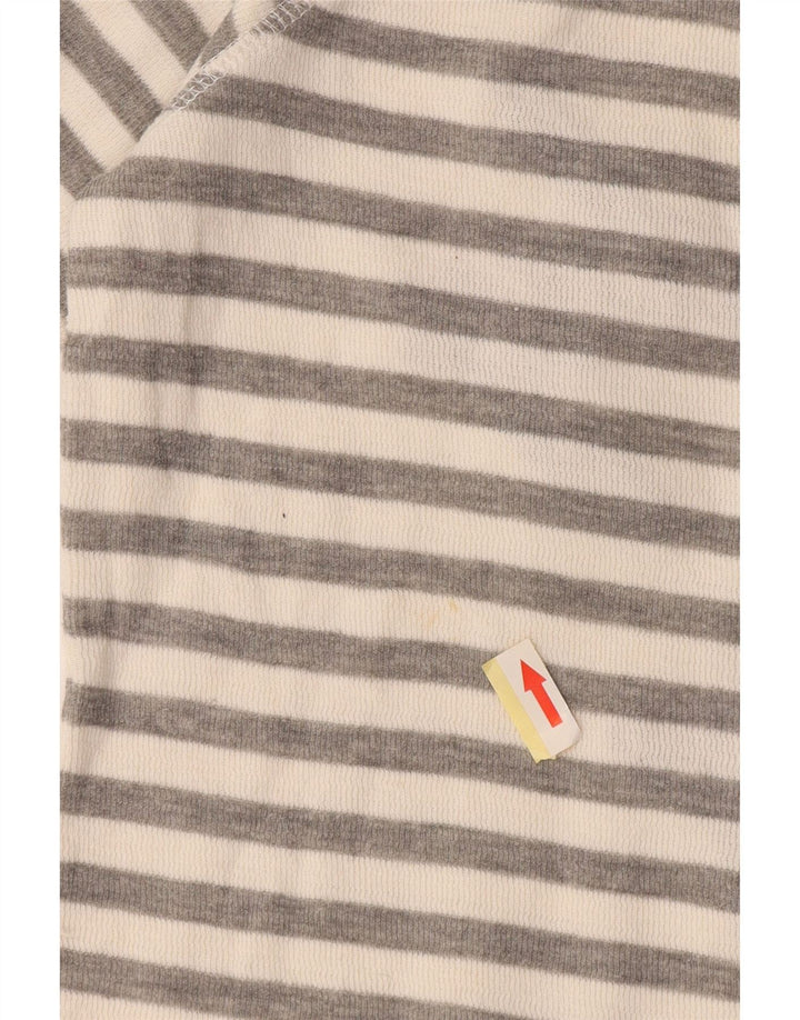 Superdry ženska majica dugih rukava s grafikom UK 10, pamuk s malim sivim prugama